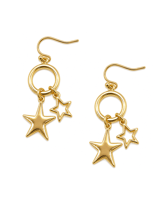 Star Charms Dangle Drop Earring