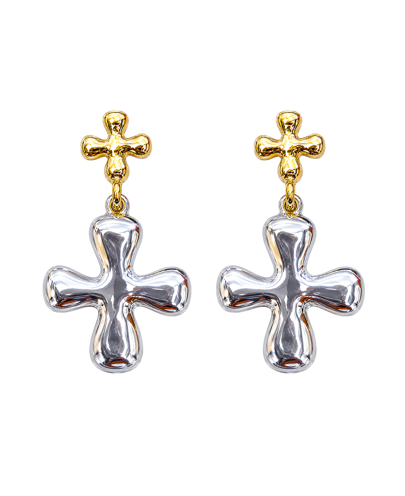 Double Cross Earring