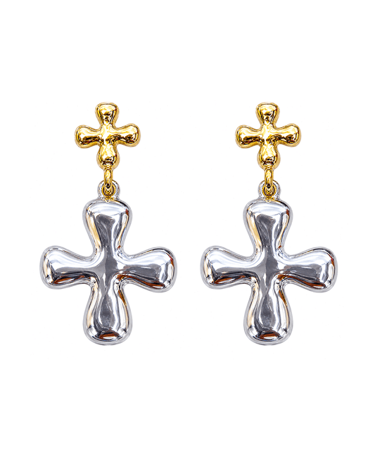 Double Cross Earring