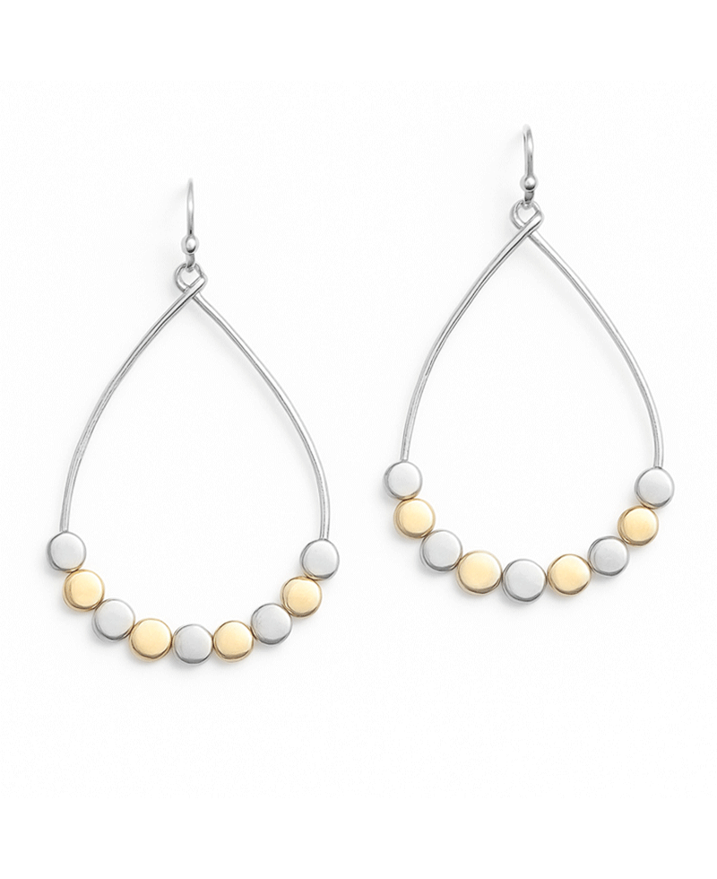 Teardrop Metal Earring