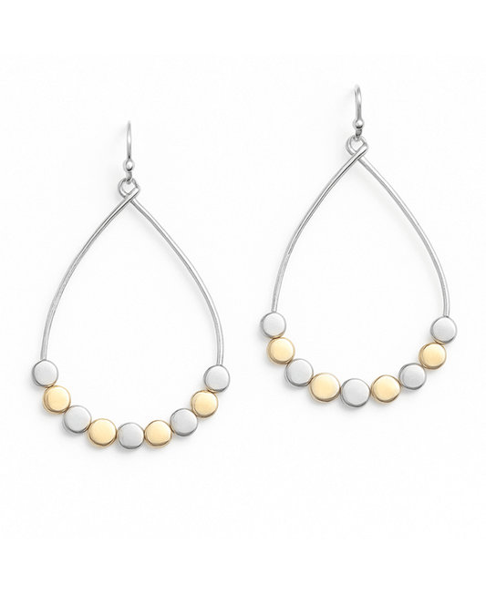 Teardrop Metal Earring