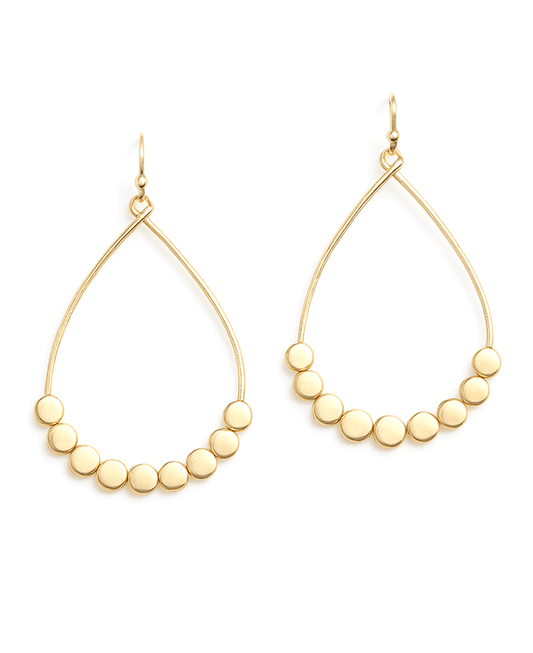 Teardrop Metal Earring