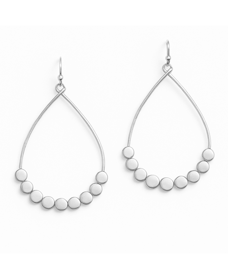 Teardrop Metal Earring