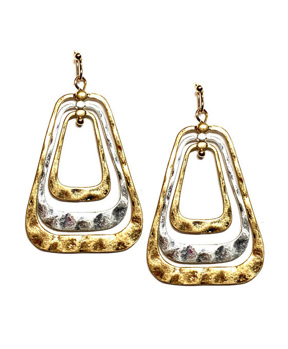 Triangle Shape Metal Earring