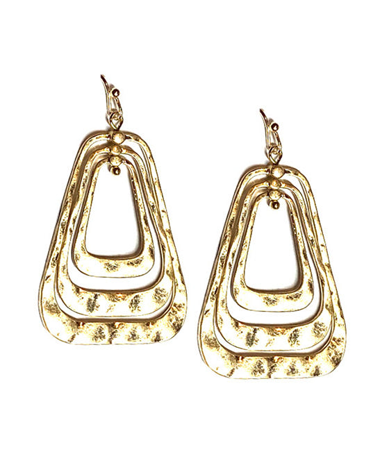 Triangle Shape Metal Earring