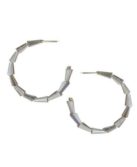 Beaded Hoop Earring