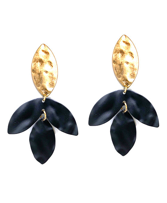 Flower Shape Metal Post Earring