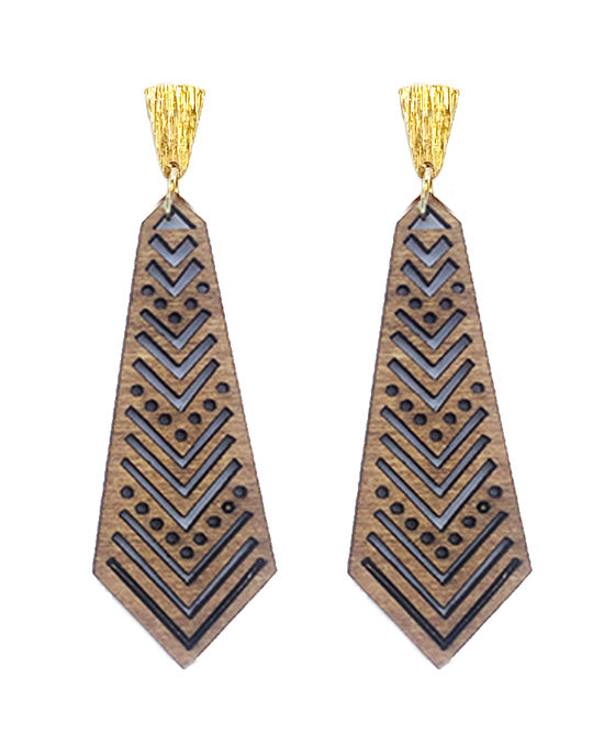 Geo Shape Post Earring