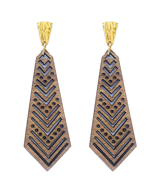 Geo Shape Post Earring
