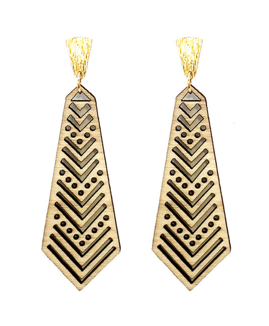 Geo Shape Post Earring