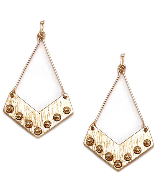 V Shape Metal Earring