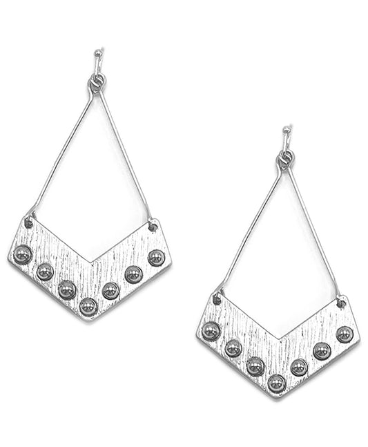 V Shape Metal Earring