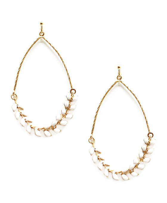 Twisted Wire w/ Beads Earring