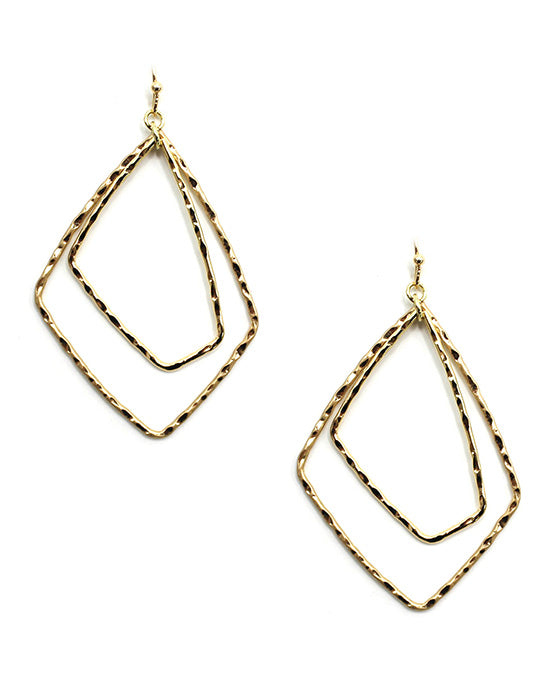 Geo Shape Wire Earring