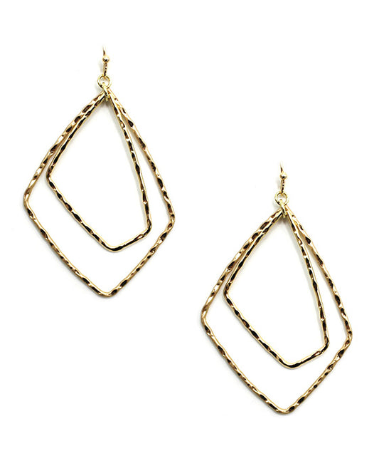 Geo Shape Wire Earring