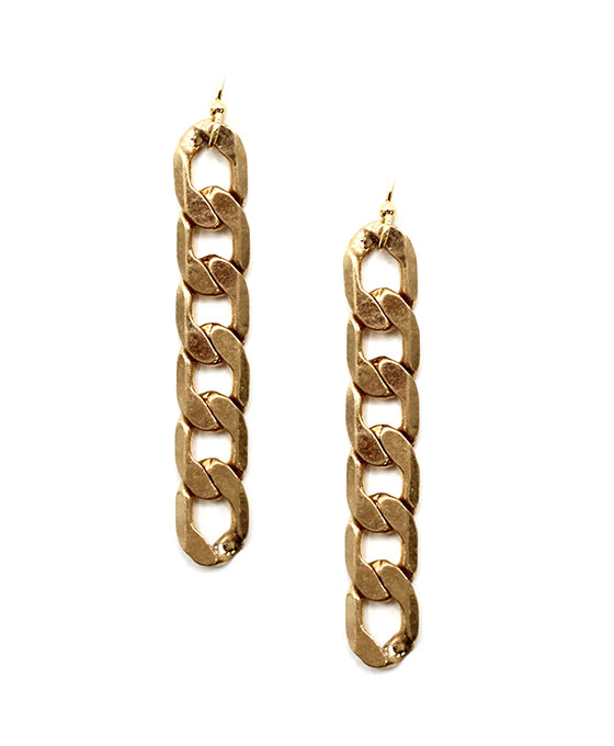 Metal Chain Drop Earring