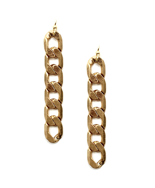 Metal Chain Drop Earring