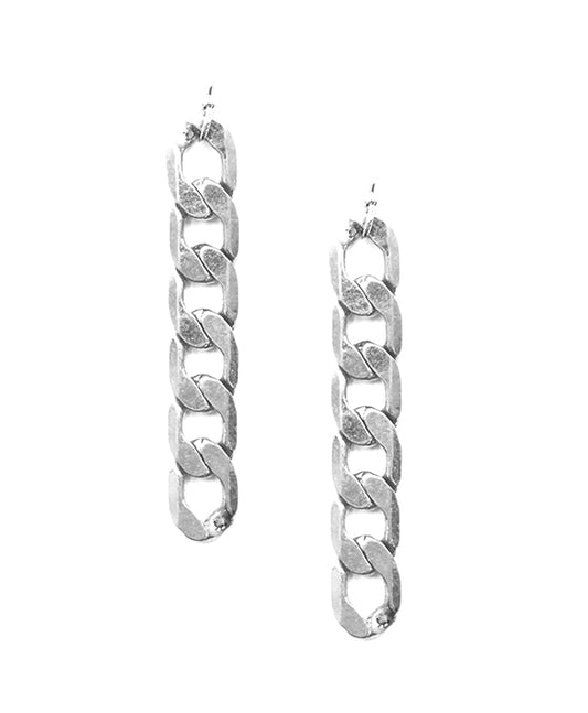 Metal Chain Drop Earring