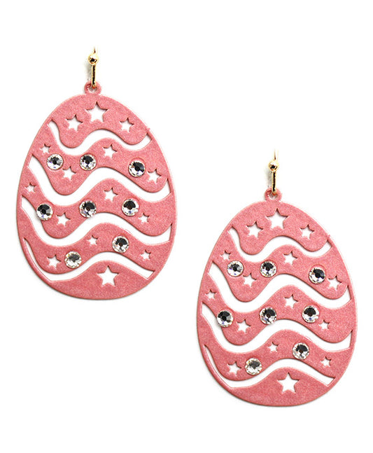 Wave Teardrop Earring