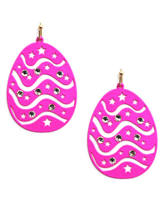 Wave Teardrop Earring