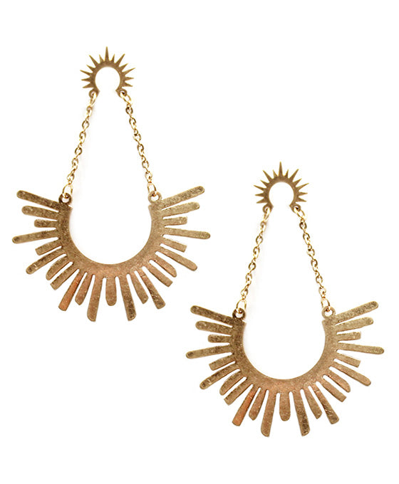 Double Spike Link Earring