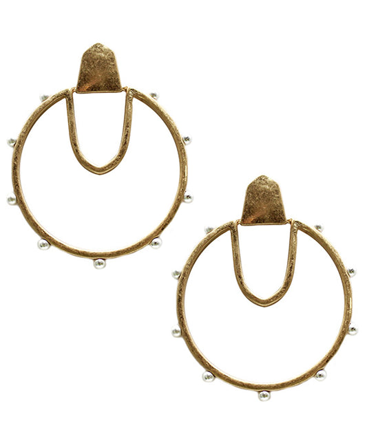 Geo Shape Metal Earring