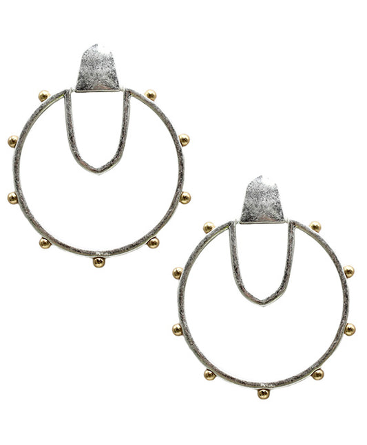 Geo Shape Metal Earring