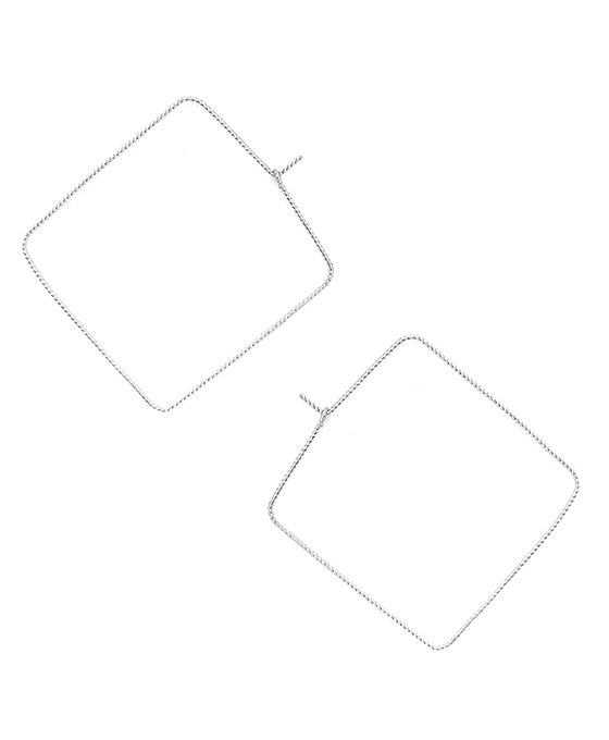 Square Metal Wire Earring