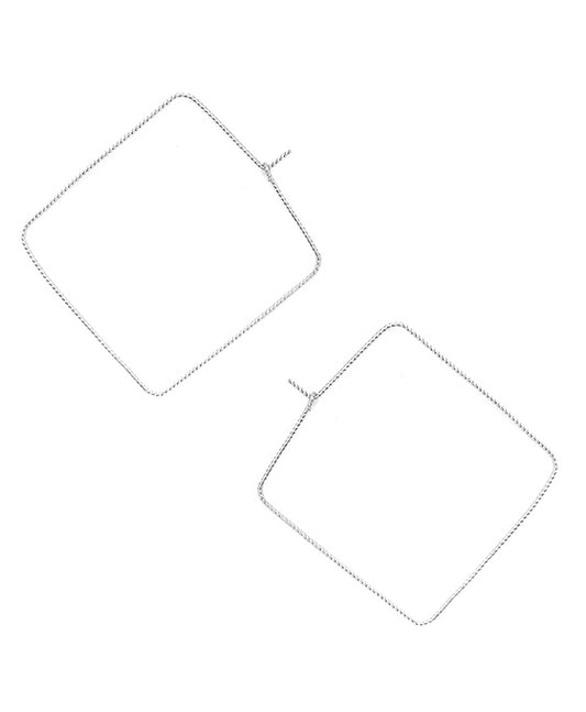 Square Metal Wire Earring