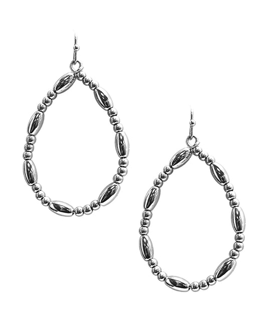 Metal Teardrop Earring