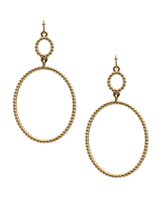 Linked Metal Earring