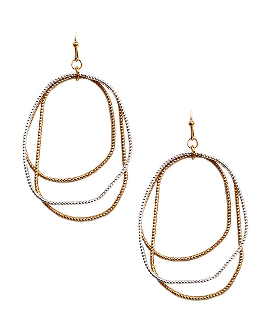 Geo Shape Metal Earring