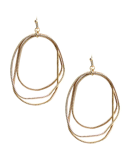 Geo Shape Metal Earring