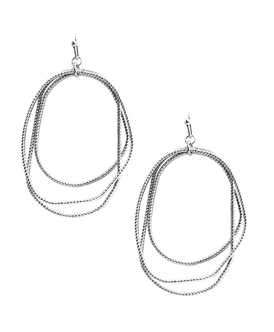 Geo Shape Metal Earring