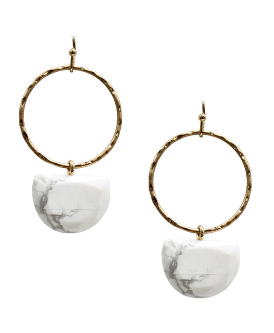 Round Metal w/ Stone