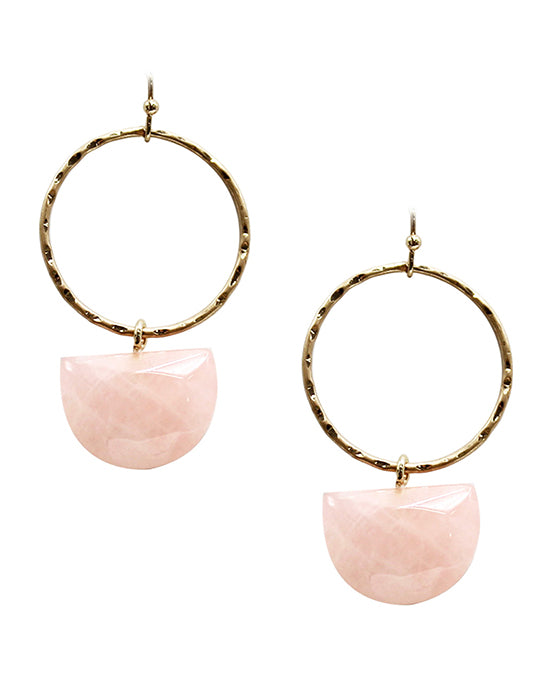 Round Metal w/ Stone