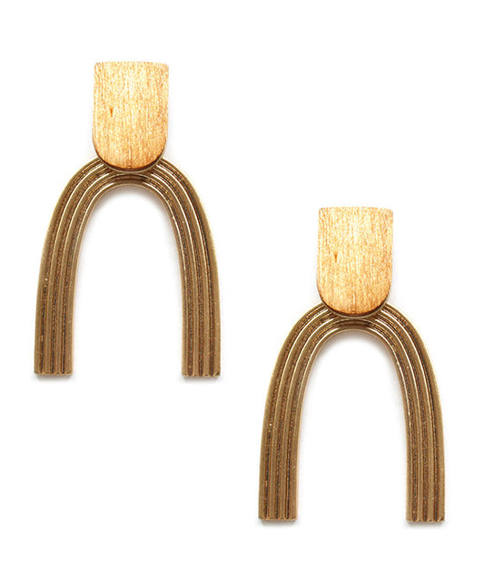U Shape Post Earring