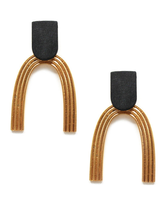 U Shape Post Earring