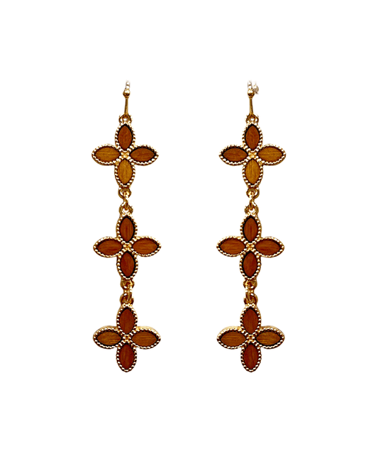 Flower Drop Earring