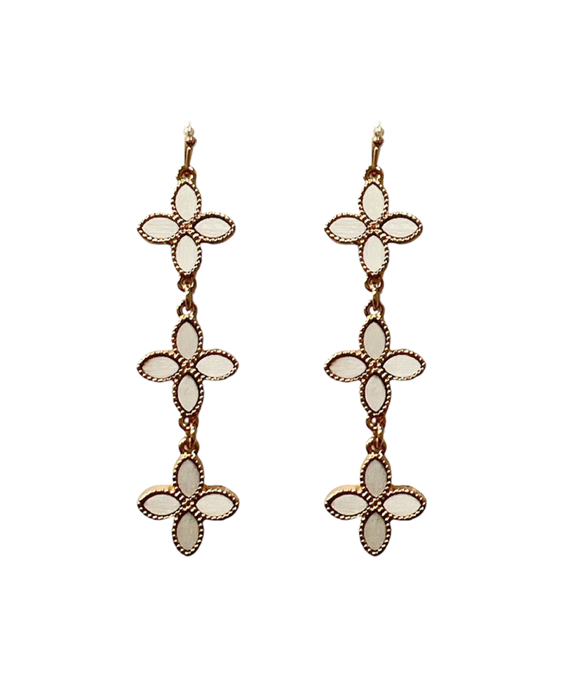 Flower Drop Earring