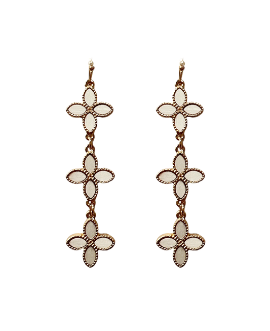 Flower Drop Earring