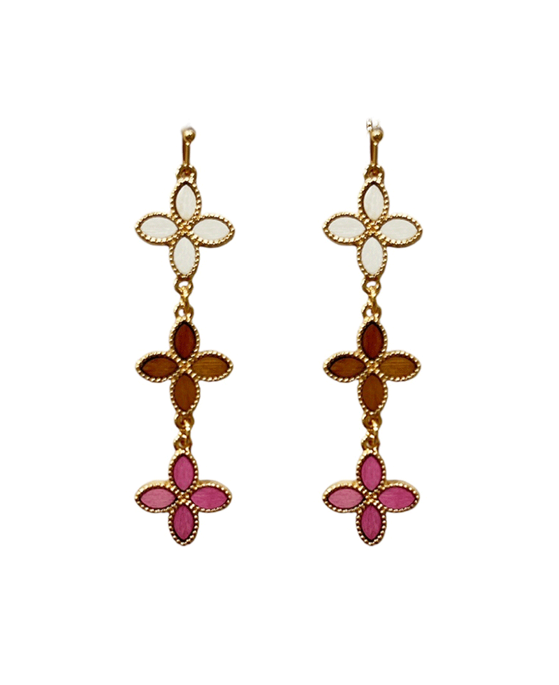 Flower Drop Earring