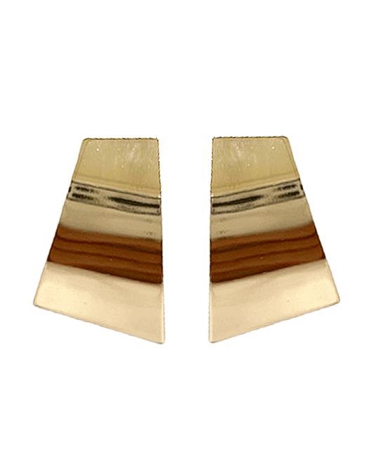 Rectangle Shape Post Earring