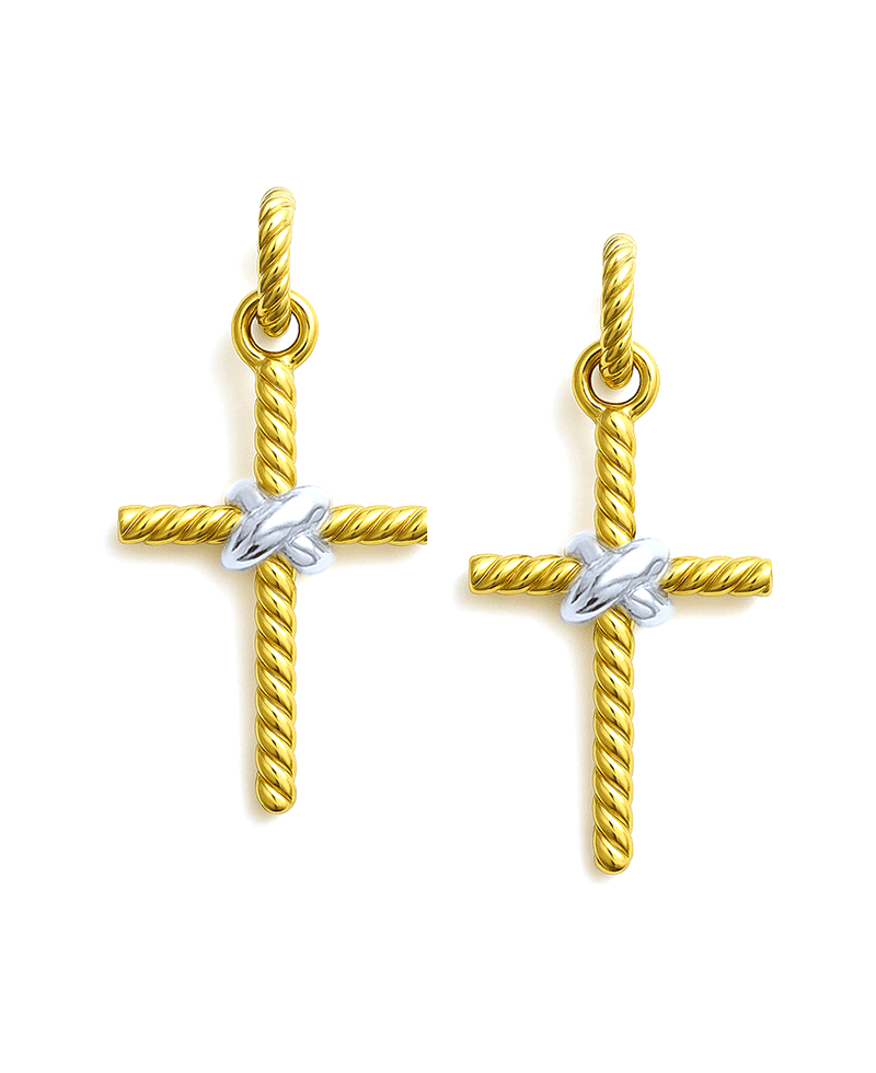 Cross Metal Earring