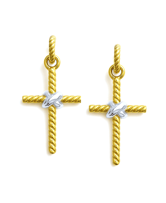 Cross Metal Earring