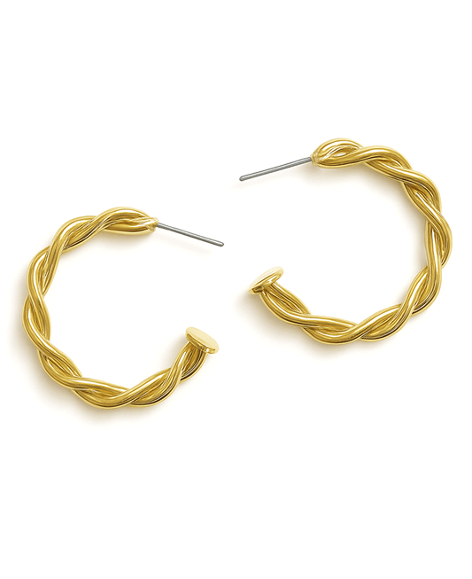 Twisted Hoop Earring