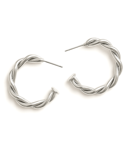Twisted Hoop Earring