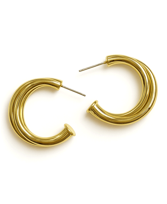 Metal Hoop Earring
