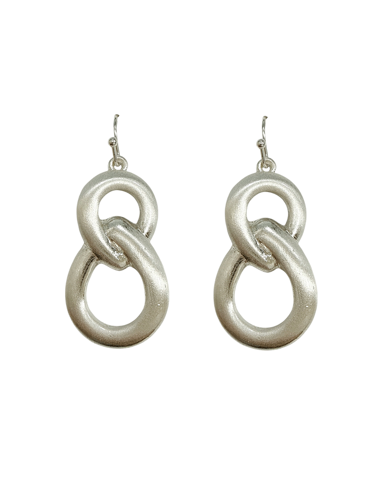 Interlocking Double Link Earring