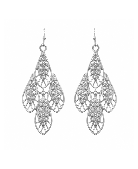 Filigree Teardrop Chandelier Earring